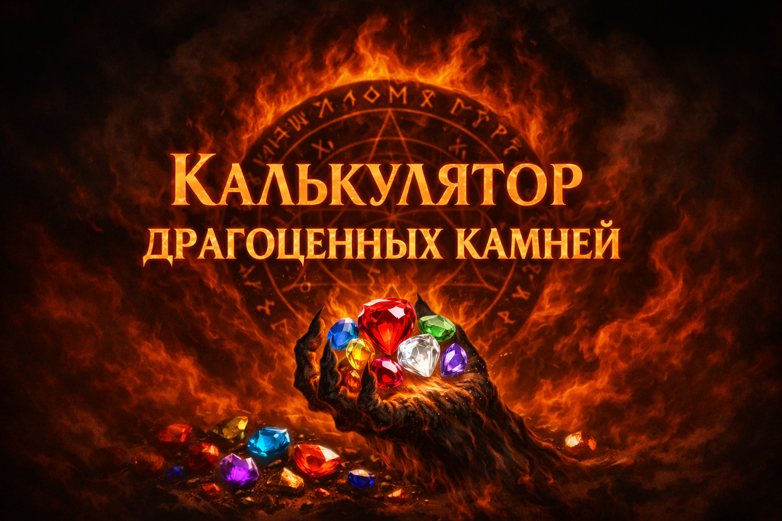 Калькулятор драгоценных камней